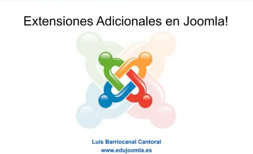 Extensiones adicionales en Joomla! Slideshare